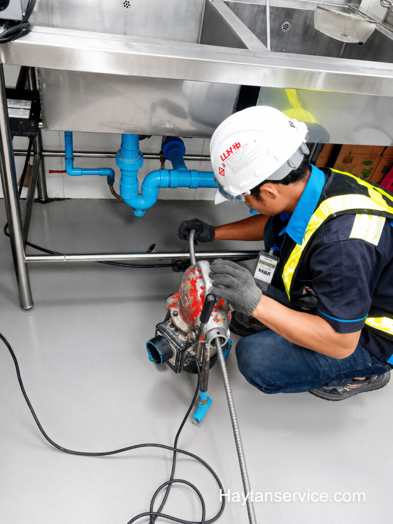 บริการช่างซ่อมท่อตันด้วยงูเหล็ก ตรวจเช็คแก้ไขปัญหาส้วมตัน ท่อน้ำตัน